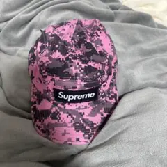 Supreme 迷彩柄 バケットハット ピンク