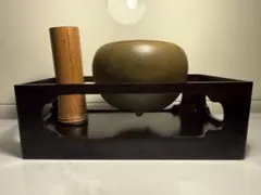 蒟醤　煙草盆セット　岡田章人作　喫煙具　灰皿　煙草ケース　タバコ 蒟醤 煙草盆セット 岡田章人作 喫煙具 灰皿 煙草ケース タバコ