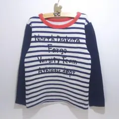 motherways　ボーダー　カジュアル　トレーナースウェット　１３０㎝