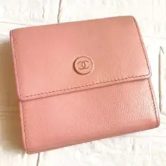 美品】CHANELカメリア二つ折り名刺入れカードケースオレンジ - メルカリ