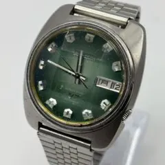 【稼働/自動巻き】CITIZEN seven star 緑文字盤 メンズ腕時計のサムネイル