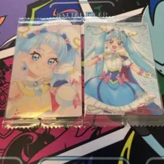 プリキュアウエハースカード　キュアスカイ