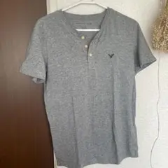 AMERICAN EAGLE グレー Tシャツ XS