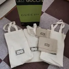 ショップ袋GUCCI ミニトートバッグ 3個 小袋、ギフトボックス付き計７点