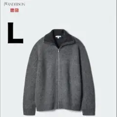 UNIQLO JW ANDERSON スフレヤーンリブフルジップセーター L