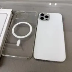 iPhone12 pro シルバー 256GB Simフリー 純正クリアケース付