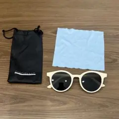 CIAOPANIC ホワイト サングラス ケース付き