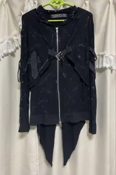 断*能様 h.ANARCHY ジップアップパーカー ベルト装飾のサムネイル