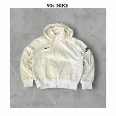 ★ 90s 銀タグ NIKE ナイキ 刺繍ロゴ スウッシュ ナイロンジャケット