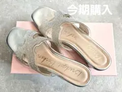 Bridget Birkin◆3cmヒール◆クリアビジューミュールサンダルのサムネイル
