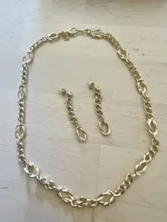 Pierre Cardin ネックレス ピアス セット ゴールド