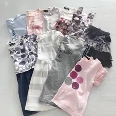 BeBe トップス ワンピース キュロットスカート まとめ売り100 110のサムネイル