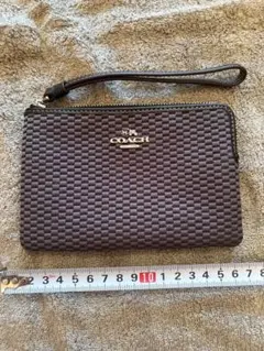 COACH ポーチ リストレット ブラウンのサムネイル