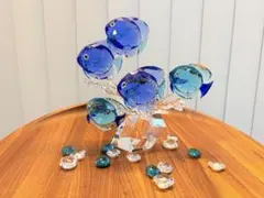 特大 SWAROVSKI レインボーフィッシュの家族 - メルカリ