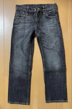 ユニクロ　デニムパンツ　ブラック130