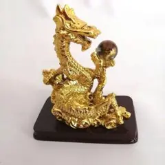 金龍　昇龍　金の龍　縁起物　置物