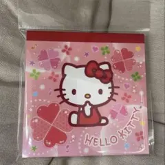 キティ　メモ帳　スクエアメモ　サンリオ