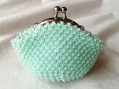 ハンドメイド☆ビーズがま口