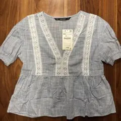 [新品・未使用］ZARA BASIC チュニック XS (日本サイズS)