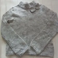 ファミリア　f dash グレー ニットセーター 120