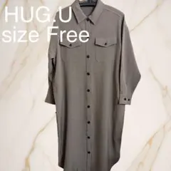 【新品】【HUG.U】 2025AW新作シャツワンピース