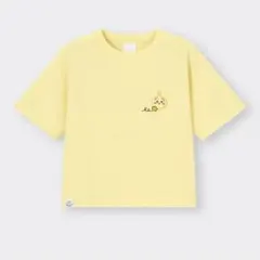 GU M ちいかわ うさぎ グラフィックT(半袖) Chiikawa イエローのサムネイル