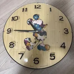 【専用】Disney ディズニータイム　ミッキーマウス 壁掛け時計 レトロ ディズニータイム 時計 壁掛け時計 ミッキー 八角 25cm - メルカリ