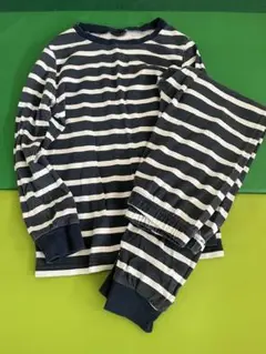 H&M ストライプ長袖パジャマ 6/8yrs 122-128cm