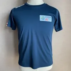 【arena】水泳Tシャツ　SSサイズ　ネイビー　半袖　小さめ　古着