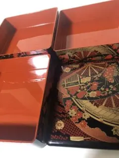 重箱　昭和レトロ　3段