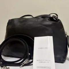 ジャンニキャリーニ アリファM 2way ショルダーバッグ　ブラック