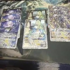 鋼鉄乙女001リンネア　鋼鉄乙女014シータ　鋼鉄機士王ケクロプス　各３枚セット バトスピ 鋼鉄乙女001リンネア 014シータ 騎士王ケクロプス 各3枚