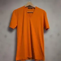 n*l様 COMME CA MEN オレンジ Vネック Tシャツのサムネイル