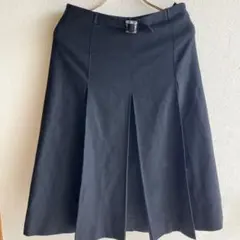 状態良好✨　プリーツスカート　ビナリオ　カシミヤ　ウール混　イタリア製　L