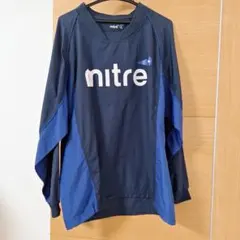 mitre ネイビー/ブルー 長袖ピステL