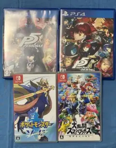 PS4ソフト2本&switchソフト2本セット