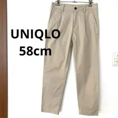UNIQLOユニクロ チノパンツ ベージュ XS ストレッチ タック テーパード