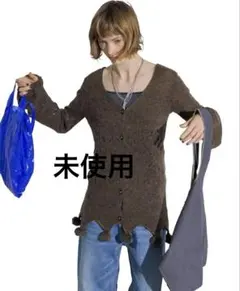 完売！今季物未使用パーバーズperverzeポンポンニットカーディガンのサムネイル