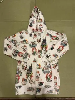 希少 90s ヒステリックグラマー 総柄 ジップアップ パーカーマーメイド