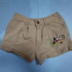 ディズニー　ミッキーのショートパンツ　サイズ90　(A704)　同梱無料