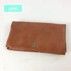 CHANEL シャネル ココマーク 長財布 オレンジ レディース ブランド