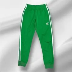 【希少カラー】アディダスオリジナルス SST トラックパンツ 緑 白 XSサイズ