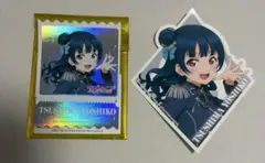 ラブライブサンシャイン ららぽーと 津島善子 チケット風ステッカー 特典