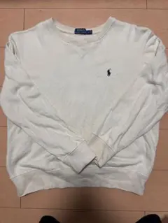Polo Ralph Lauren ホワイト スウェット Lサイズ