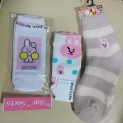 BT21❤くつ下セットcooky