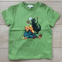 Paul Smith 恐竜デザイン Tシャツ 黄緑　90cm
