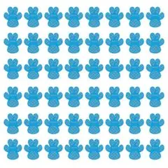 ドッグ ブルー L 靴下 肉球 保護 シール 48枚入 犬靴 犬 滑り止め 肉