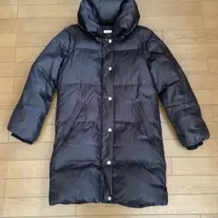 nano universe ナノユニバース　ダウンコート　ブラック