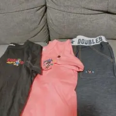 mikihouse　doubleB　Tシャツ２枚　パンツ１枚　まとめ130cm