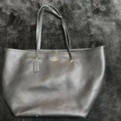 COACH トートバッグ ブラック レザーのサムネイル
